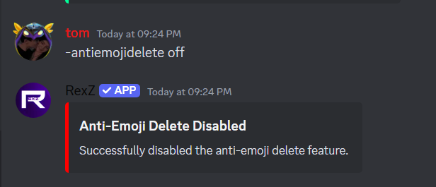 antiemoji delete off