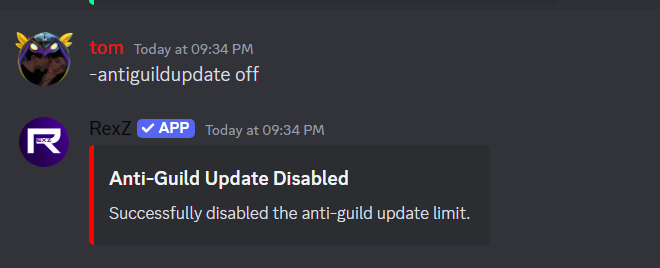 antiguild update off