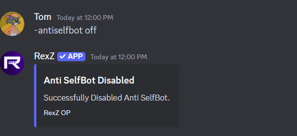 antiselfbot off