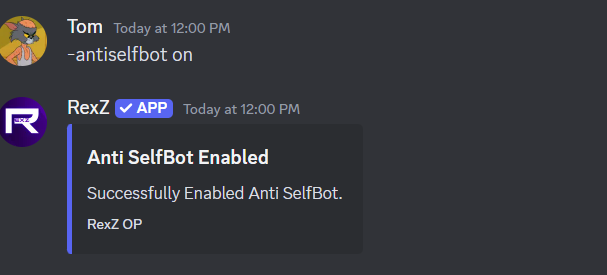 antiselfbot on